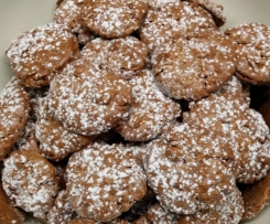 Schokoladen-Mandel-Plätzchen (Weihnachtsplätzchen)