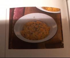 Kürbisrisotto mit Fontina-Käse