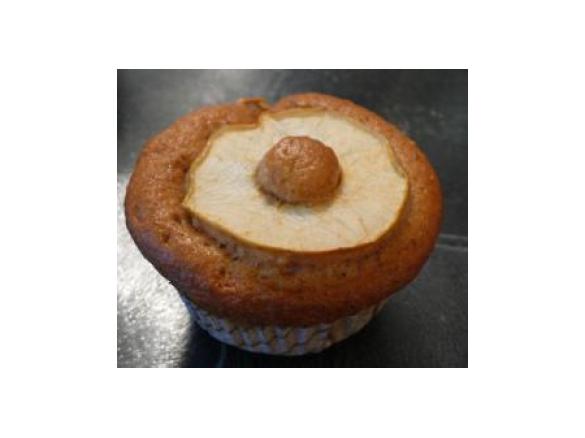 Muffins mit Apfel-Zimt-Füllung