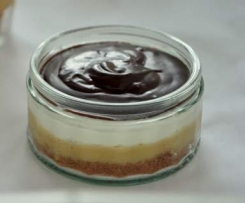 Banaofee-Dessert mit Schokolade