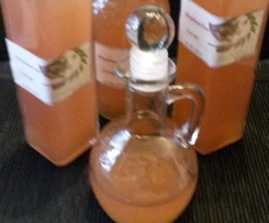 Rhabarber-Sirup klar, aus reiner Frucht