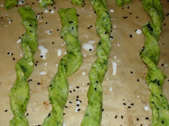 Bärlauch-Käsestangen