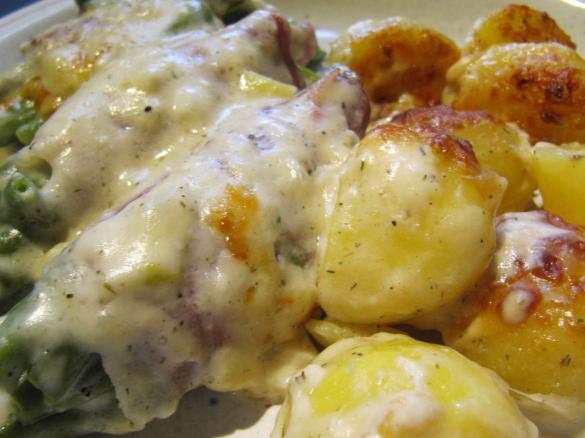 Bohnen im Schinkenmantel