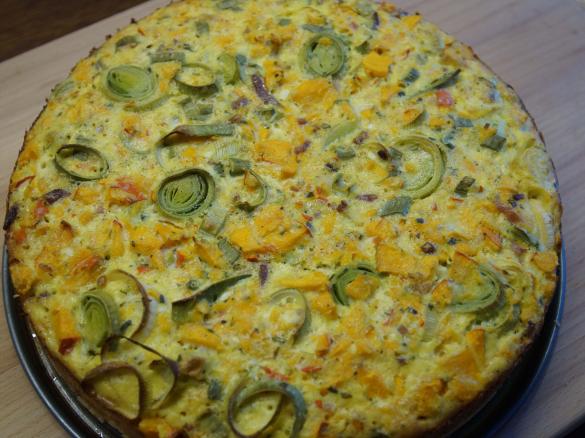 Kürbis - Lauch Quiche