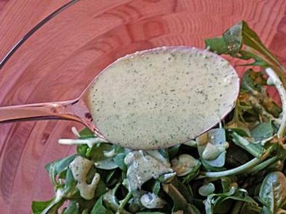 Rucola-Senf-Dressing
