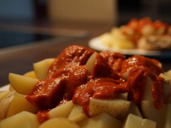 Feurige Kartoffeln (Tapas) so koche ich gerne