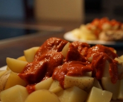 Feurige Kartoffeln (Tapas) so koche ich gerne
