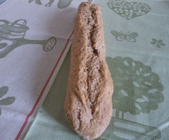 Dinkel - Vollkorn - Baguette oder Brötchen auf die Schnelle, Variation
