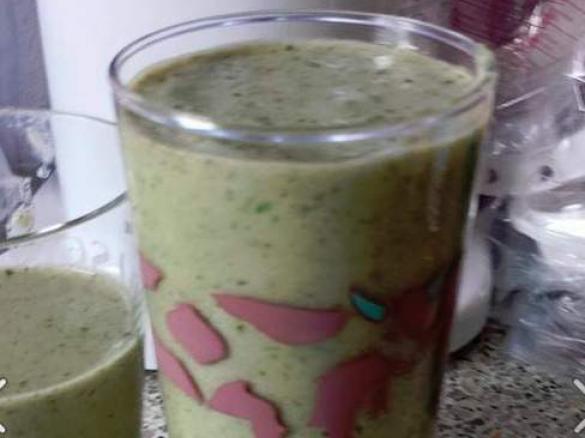 salat mit Obst SMOOTHIE