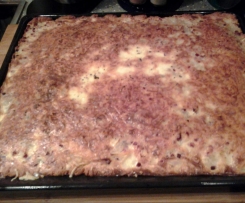 Variation von Zwiebelkuchen mit Quark-Öl-Teig 