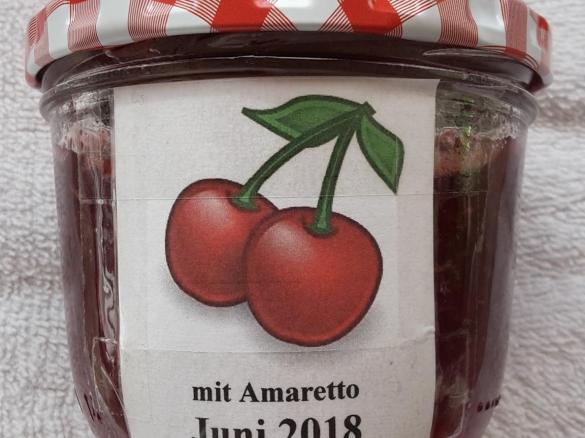 Kirschmarmelade mit Amaretto