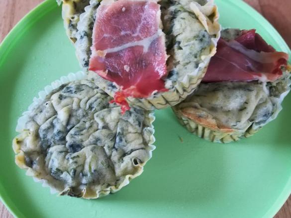 Spinat Muffins