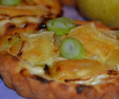 Birnentarte herzhaft mit Camenbert