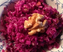 Rotkraut-Salat "Santa Claus"