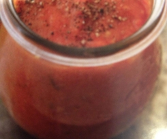 Pizzateig und Soße für Holzbackofen 