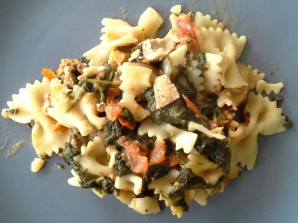 Lachs - Spinat - Pasta alla WW (Sattmacher)