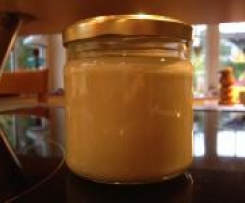 Schnee im Glas - weiße Schokocreme