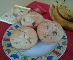 Bananen Schoko Muffins amerikanisch