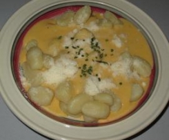 Gnocchi in Käsesauce