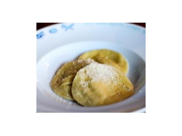 Ravioli mit Schinken-Frischkäse-Füllung