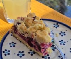 Jochelbeere Quark Streusel Kuchen