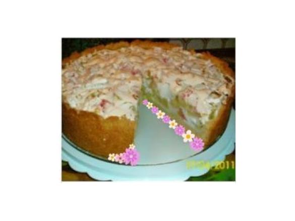Rhabarber Baiser Torte / Kuchen