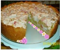 Rhabarber Baiser Torte / Kuchen