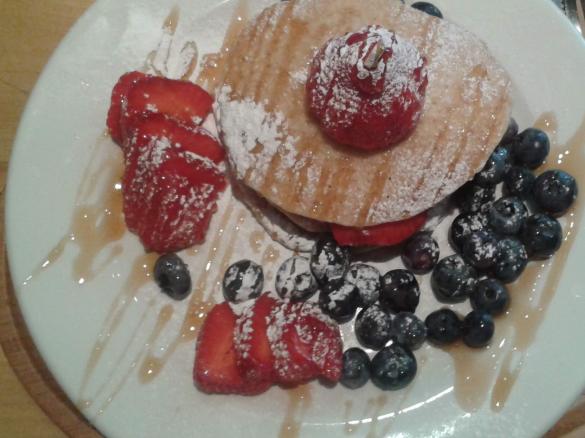 Pancakes mit Jogurt und Dinkelmehl