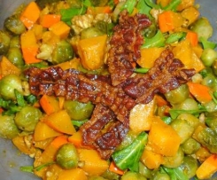 Rosenkohl-Kürbis-Salat