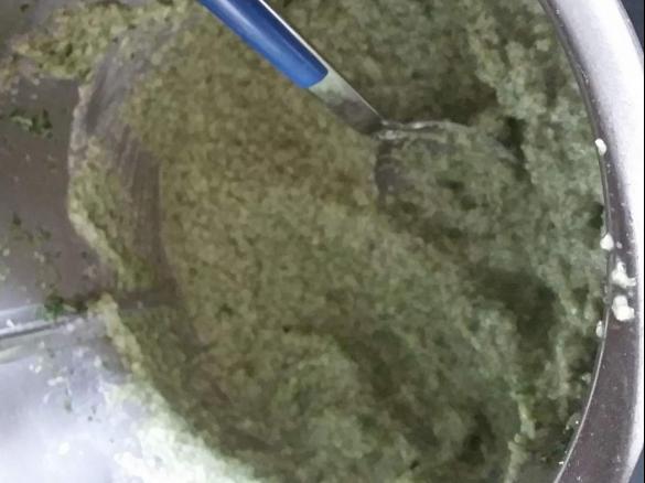 Knoblauchpaste mit Zwiebeln 