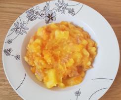 Möhrengemüse westfälisch mit Mettwurst