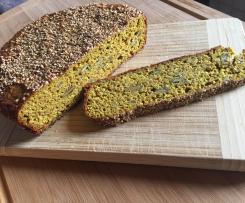 Eiweiß-Kurkuma-Brot LOW CARB