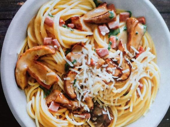 Spaghetti mit Steinpilzen