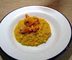 Kürbis Blumenkohl Risotto    - low carb, vegan -