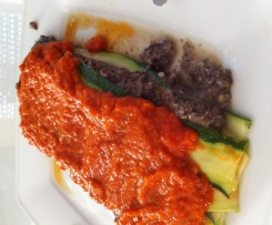 Zucchini Champignon Lasagne vegan