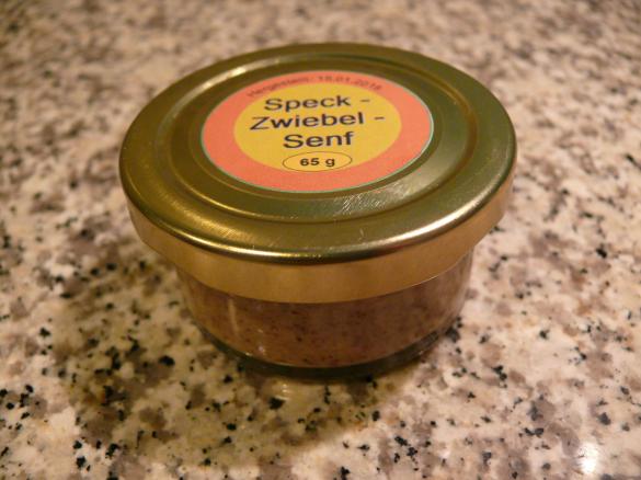 Speck - Zwiebel - Senf