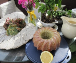 Zitronenkräuter Rührkuchen