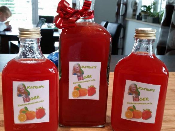 Liebeselixier- Erdbeerlikör (Fruchtlikör)