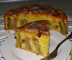 Rhabarberkuchen 20cm Form für Verliebte 