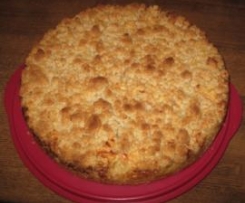 Apfelkuchen m. Schmand u. Streuseln