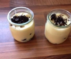 Vanillepudding mit Oreos