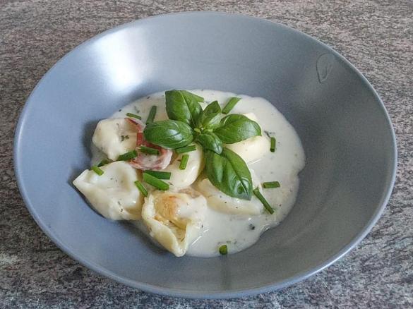 Tortellini alla Panna aus dem Ofen