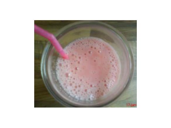 ananas - erdbeer - shake