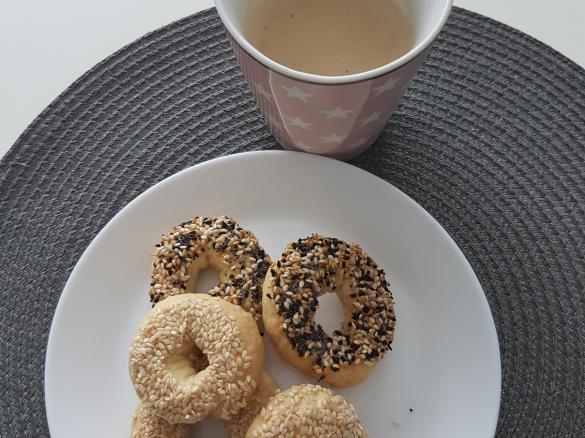 Mini Sesamringe (wie Kekse)