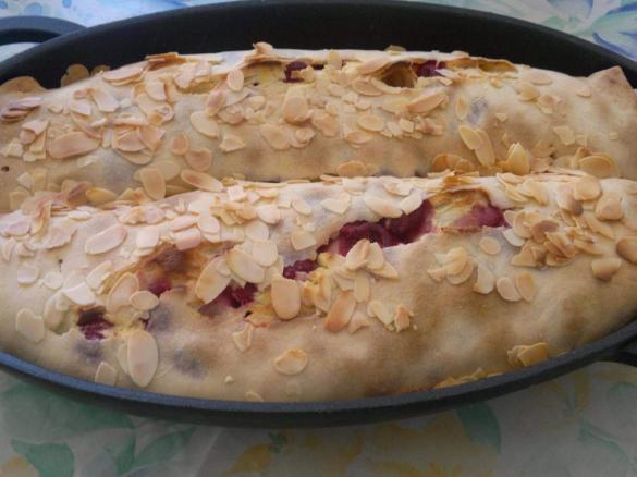 Ricotta - Himbeer - Strudel