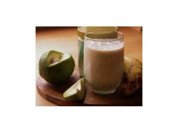 Variation von Bananen-Honig -Milch