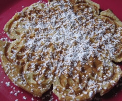 Bananenwaffeln mit Marzipan