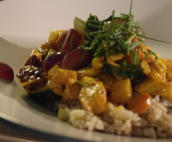 Currygemüse mit Hühnchen zart
