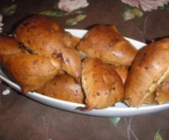 Zwiebelsemmeln - Zwiebelbrötchen