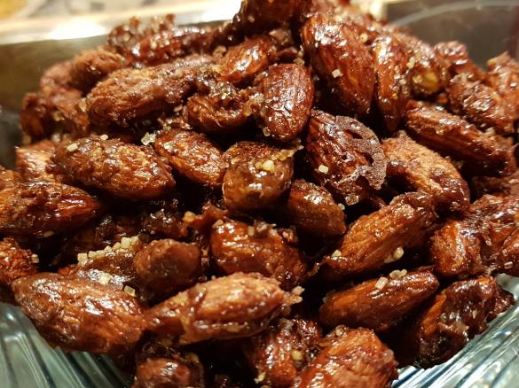 Bines Amaretto-Mandeln - Gebrannte Mandeln mit Salz